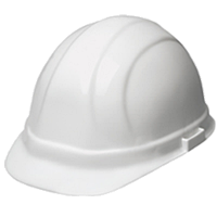 white hardhat